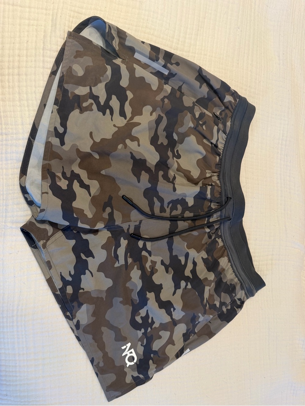Men's Camo Swim Trunks in Black & Brown - ON